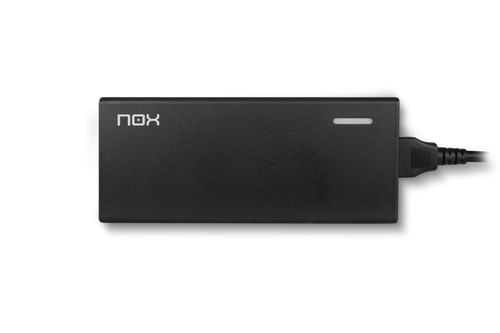 Caricatore-universale-automatico-NOX-per-PORTIL-90W---USB---10-adattatori---Tensione-15-20-V---Indicatore-LED