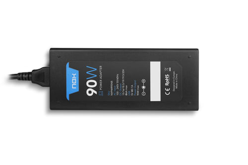 Caricatore-universale-automatico-NOX-per-PORTIL-90W---USB---10-adattatori---Tensione-15-20-V---Indicatore-LED