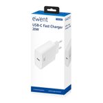 EWENT-CARICATORE-DA-RETE-ELETTRICA-USB-C-20W-EW1320