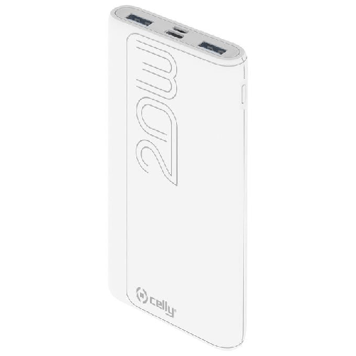 Celly-PBPD10000EVOWH-batteria-portatile-10000-mAh-Bianco