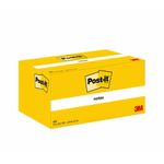 Post-It 7100296172 pouch autoadesiva Rettangolo Giallo 100 fogli Autoadesivo