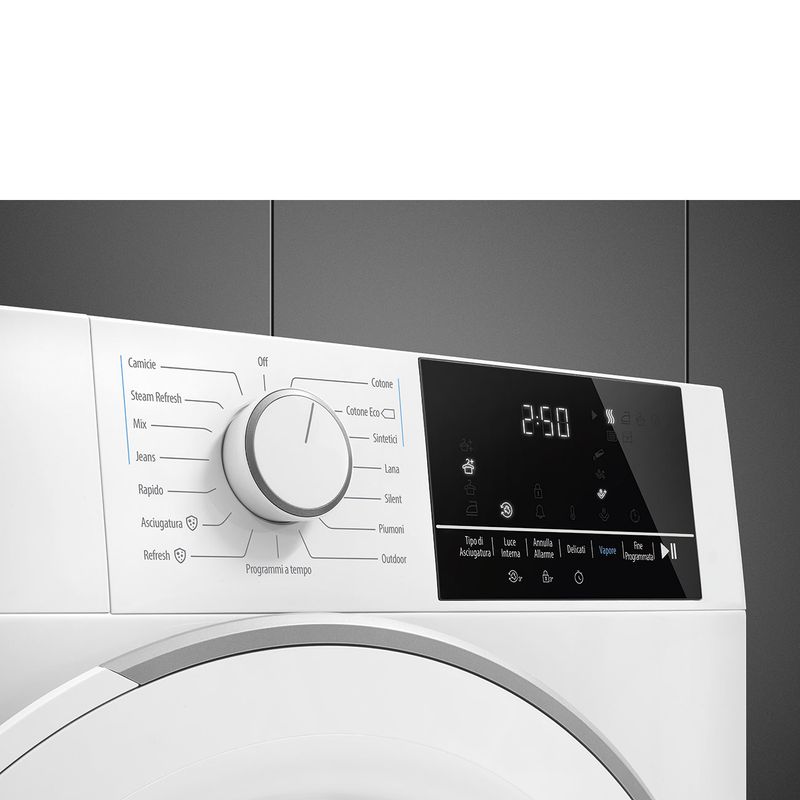 Smeg-DN83SE-asciugatrice-Libera-installazione-Caricamento-frontale-8-kg-A----Bianco