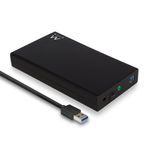 Ewent EW7056 contenitore di unità di archiviazione Custodia per Disco Rigido (HDD) Nero 3.5"