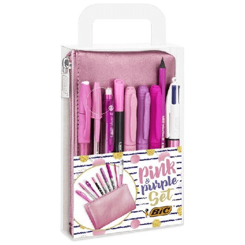 BIC-964280-set-da-regalo-penna-e-matita-Penna-con-punta-a-sfera-Matita-meccanica-Scatola-di-plastica