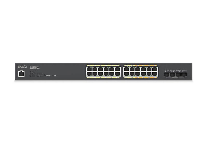 EnGenius-ECS2528FP-switch-di-rete-Gestito-L2-Gigabit-Ethernet--10-100-1000--Supporto-Power-over-Ethernet--PoE--Nero