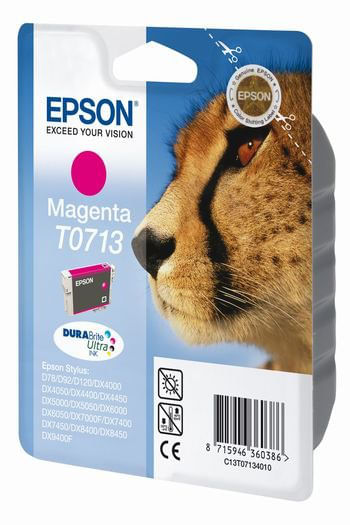 Epson-Cheetah-Cartuccia-di-inchiostro-Magenta-T0713-DURABrite-Ultra-Ink