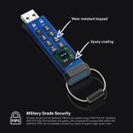 iStorage-datAshur-Pro-unitA -flash-USB-4-GB-USB-tipo-A-3.2-Gen-1--3.1-Gen-1--Blu