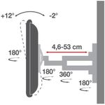 Techly-Supporto-a-Muro-Ultra-Slim-per-TV-LED-LCD-23-55--Full-Motion-Nero--ICA-PLB-171M-