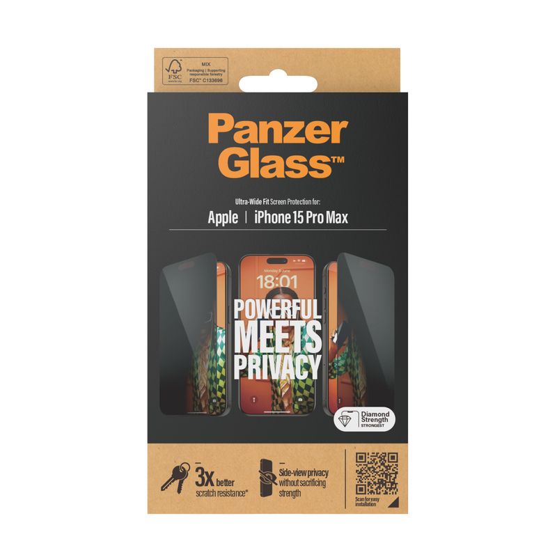 PanzerGlass-Privacy-Screen-Protector-iPhone-2023-6.7-Pro-Max-Ultra-Wide-Fit-Pellicola-proteggischermo-trasparente-Apple-