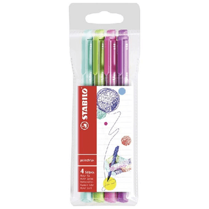 STABILO pointMax penna tecnica Verde, Verde chiaro, Rosa, Porpora 4 pezzo(i)