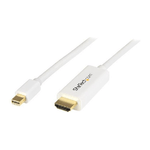 StarTech.com Cavo convertitore adattatore Mini DisplayPort a HDMI - mDP a HDMI da 2m - 4K bianco