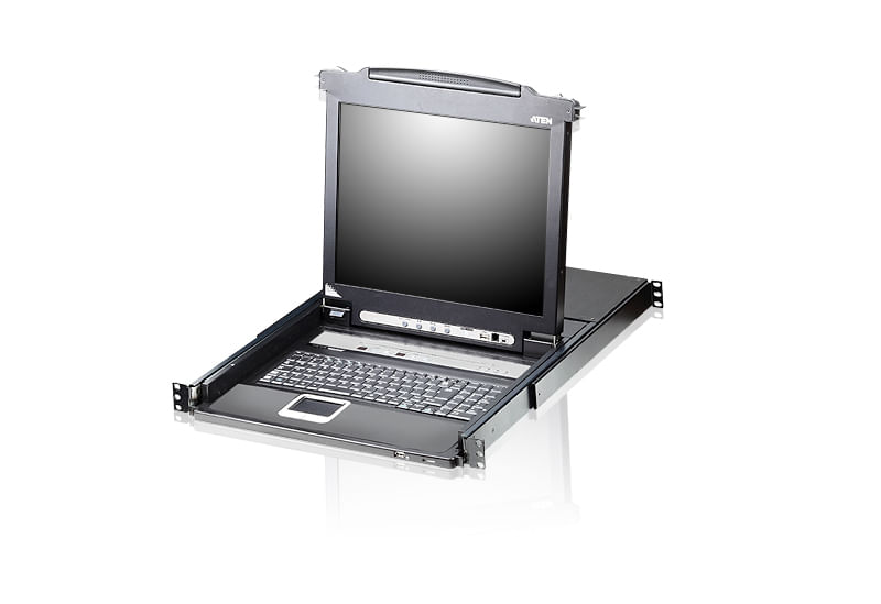 Schwarz-17--LCD--1280-x-102475Hz-DDC2B-Hotkeys-OSD-Pushbutton-daisy-Chain-Port--up-to-512-PC--incl.-Steckernetzteil-220V