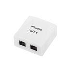 Lanberg Connettore RJ45 Categoria 6 UTP Lanberg OU6-0002-W Bianco