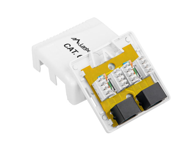 Connettore-RJ45-Categoria-6-UTP-Lanberg-OU6-0002-W-Bianco