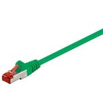 Goobay Wentronic Goobay CAT 6 Patchkabel, S/FTP (PiMF), GrÃ¼n, 0.15 m - LSZH halogenfrei, Kupfer (92454)