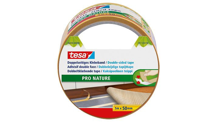 tesaA®-Doppelseitiges-Klebeband-ECO-FIXATION--L-x-B--5-m-x-50-mm-Kunststoff-56450-Inhalt--1-Roll--56450-00-