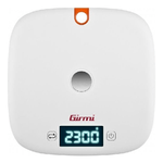 Girmi PS02 Arancione, Bianco Superficie piana Rotondo Bilancia da cucina elettronica