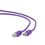 Cablexpert Gembird RJ45/RJ45 Cat5e 1m cavo di rete Viola U/UTP (UTP)