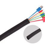 Vivolink-VLSC3825000B-organizer-per-cavi-Guaina-per-cavi-Nero-1-pz--Flexible-cablesock-38mm-black---.---Warranty-24M-