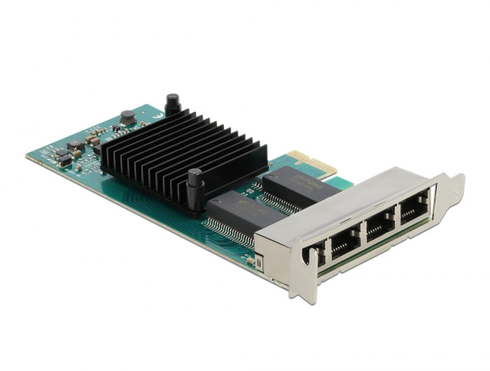 Delock Anschlsse extern 4 x Gigabit LAN RJ45 Buchse intern 1 x PCI Express x1 V2
