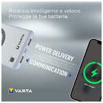 Varta-57913-Polimeri-di-litio--LiPo--10000-mAh-Carica-wireless-Bianco