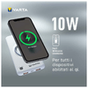 Varta-57913-Polimeri-di-litio--LiPo--10000-mAh-Carica-wireless-Bianco