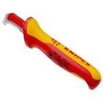 Coltello-per-guaina-per-cavi-KNIPEX-con-pattino-scorrevole-confezione-self-service