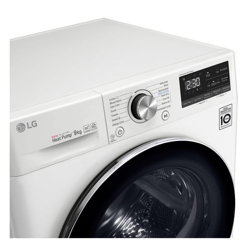 LG-RC90V9AV2W-Asciugatrice-9-kg-Pompa-di-Calore-Libera-installazione-Carica-frontale-A---