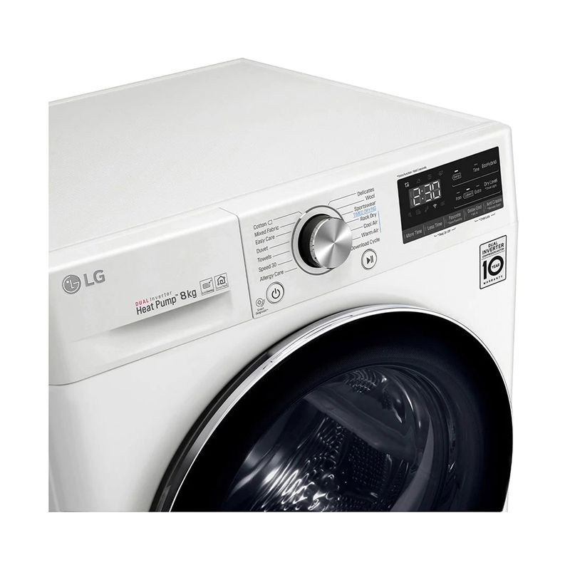 Asciugatrice-Eco-Hybrid™-8-kg-Classe-A-RC80V9AV3W-|-LG-Italia