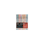 Koh-I-Noor-NAGP10S-penna-gel-Penna-in-gel-con-cappuccio-Blu-Verde-Grigio-Arancione-Rosa-Rosso-10-pz