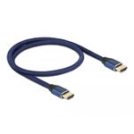 DeLOCK Cavo HDMI ad altissima velocità 48 Gbps 8K 60 Hz da blu 0,5 m certificato