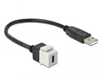 Delock-Modulo-Keystone-USB-2.0-C-femmina--USB-2.0-A-maschio-con-cavo