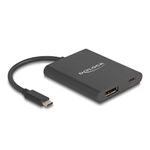 Delock Adattatore USB Type-C a DisplayPort (DP Alt Mode) 8K con HDR e Power Delivery 60 W