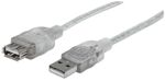 Manhattan-340502-cavo-USB-45-m-USB-2.0-USB-A-Argento