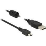 DeLOCK 1.5m, USB 2.0-A/USB 2.0 Mini-B cavo USB 1,5 m USB A Mini-USB B Nero