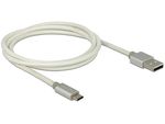 Cavo-dati-e-ricarica-Delock-USB-2.0-Tipo-A--Micro-B-bianco-1-m