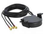 Delock-Antenna-LTE-MIMO-GNSS-3-x-SMA-maschio-RG-174-3-m-montaggio-a-vite-per-esterno-nero