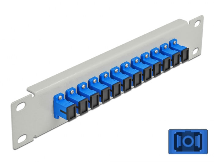 Delock-Pannello-patch-in-fibra-ottica-da-10--12-porte-SC-simplex-blu-1-U-grigio