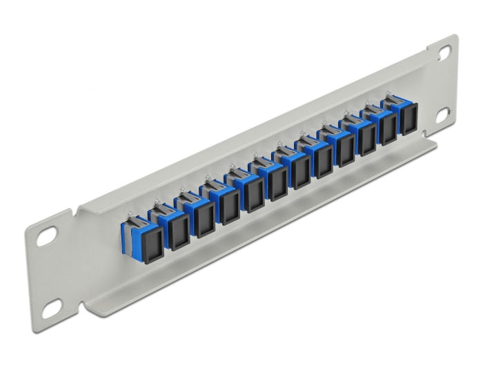 Delock-Pannello-patch-in-fibra-ottica-da-10--12-porte-SC-simplex-blu-1-U-grigio