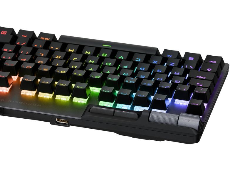 ASUS-ROG-Strix-Flare-II-Animate-Tastiera-Gaming-USB-Meccanica-Switch-Sostituibili-ROG-NX-Rossi-Polling-8000Hz-Tasti-in-ABS-Display-Anime-Matrix-RGB-Layout-Italia-Poggiapolsi-Nero