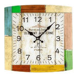 Lowell-Justaminute-14875-orologio-da-parete-e-da-tavolo-Quadrato-Multicolore