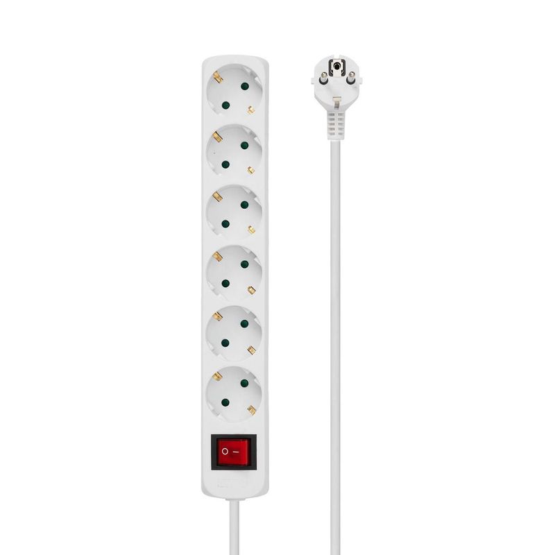 Socket-Schuko-a-6-vie-18-m-di-bianco