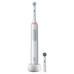 Braun Oral-B Pro 3 Spazzolino Elettrico Ricaricabile - 3700 Bianco. 1 Spazzolino + 2 Testine