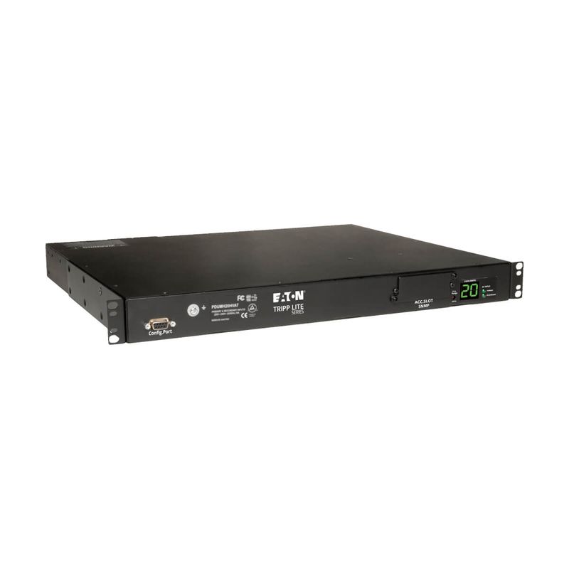 Tripp-Lite-PDUMH20HVAT-unit--di-distribuzione-dell-energia-PDU-10-presae-AC-1U-Nero--Switch-Auto-Transfer-Sw-10-C13-