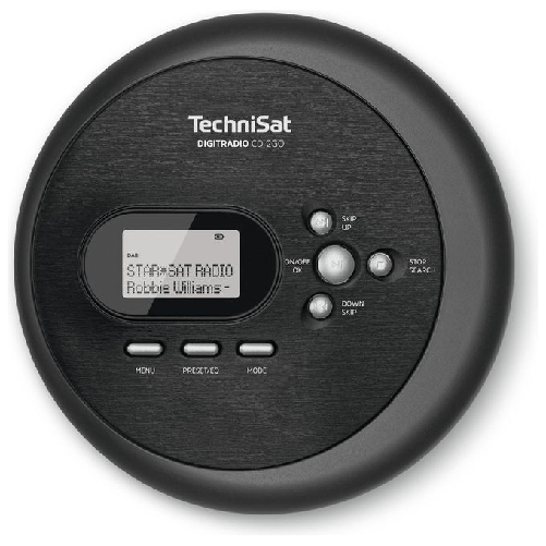 TechniSat-DIGITRADIO-CD-2GO-Lettore-CD-personale-Nero