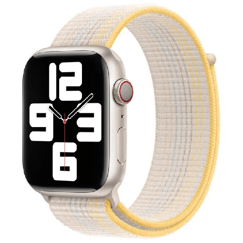 Apple-MPLE3ZM-A-accessorio-indossabile-intelligente-Band-Bianco-Nylon