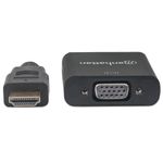 Manhattan-151467-cavo-e-adattatore-video-03-m-HDMI-tipo-A--Standard--VGA--D-Sub--Nero