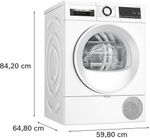 Bosch-WQG233D1IT-asciugatrice-Libera-installazione-Caricamento-frontale-8-kg-A----Bianco