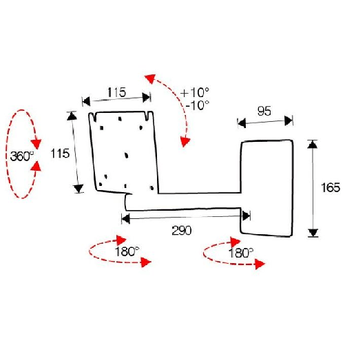 Itb-Solution-ITB-OM07014-supporto-da-tavolo-per-Tv-a-schermo-piatto-762-cm--30---Nero-Parete