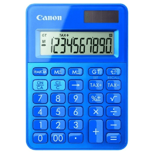 Canon-LS-100K-calcolatrice-Desktop-Calcolatrice-di-base-Blu